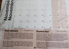 binnenzijde kalender